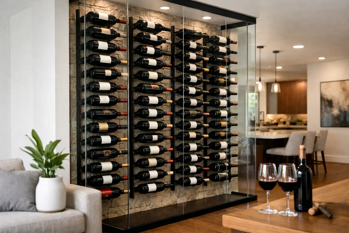 Residential Wine Wall Installation Done Right