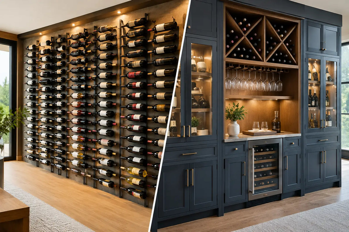 Wine Wall Versus Cabinetry: Which Fits Your Home?