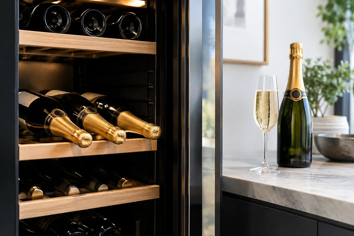 Can Wine Cabinets Store Champagne Safely?