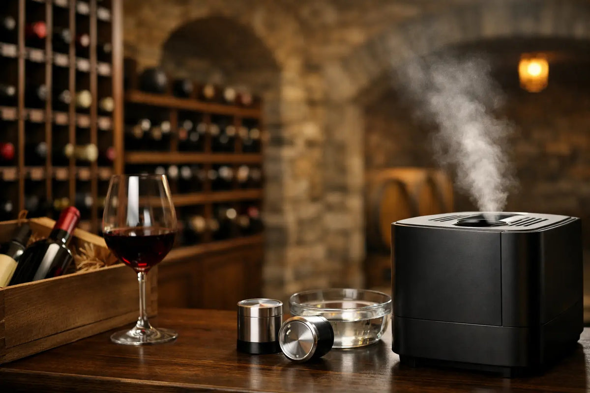 How to Humidify a Wine Cellar With Precision