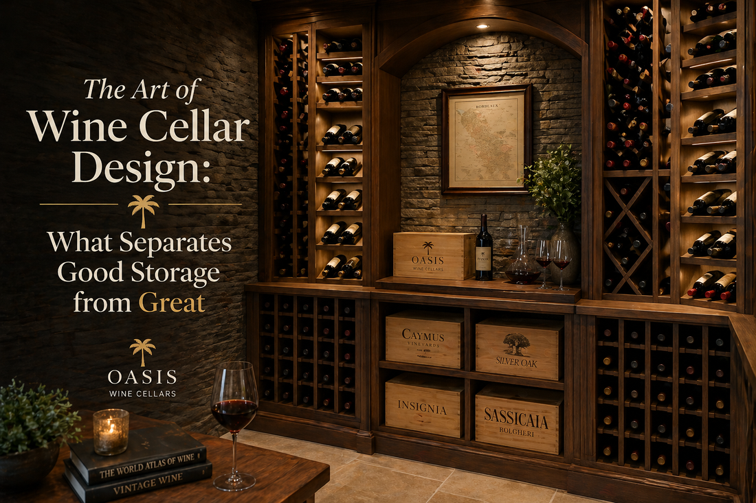 The Art of Wine Cellar Design: What Separates Good Storage from Great
