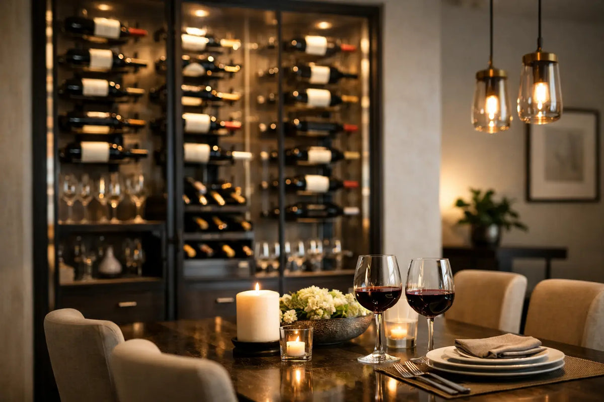 How to Display Wine in Dining Room with Style