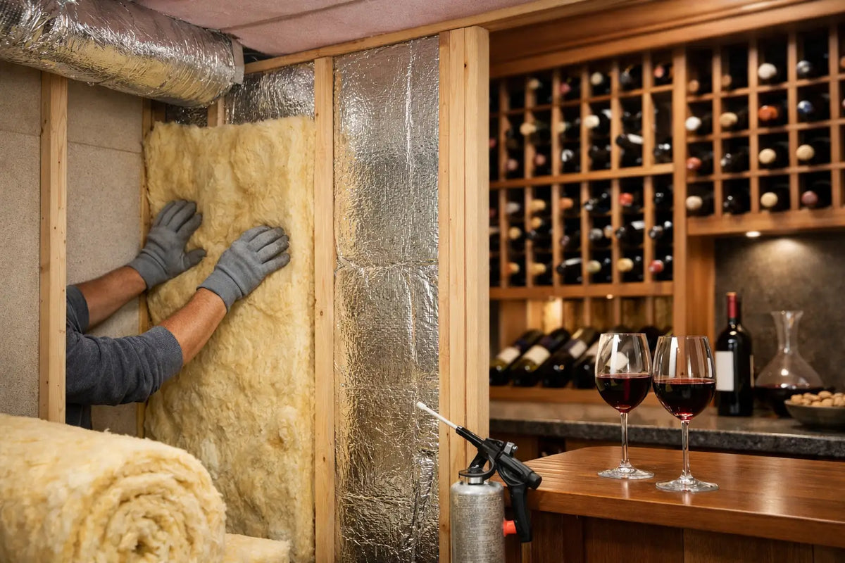 How to Insulate a Wine Cellar Properly