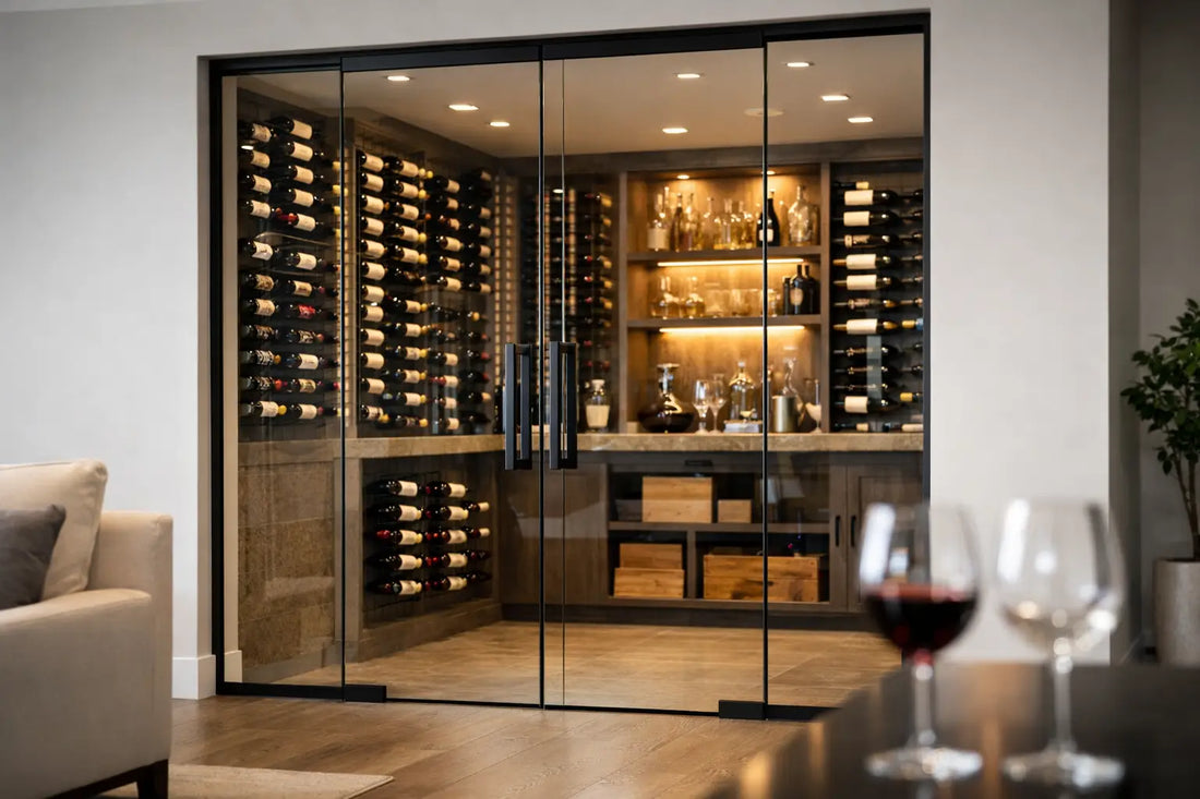 Glass Wine Cellar Doors That Get It Right