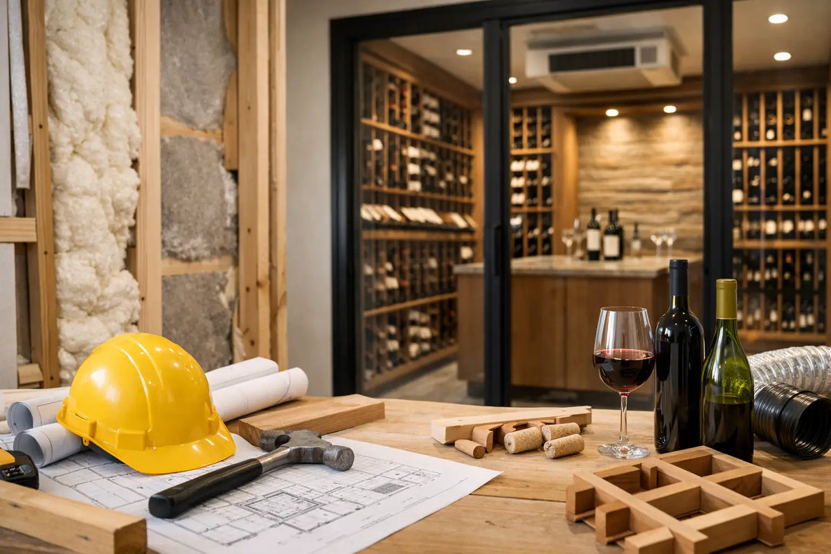 Wine Room Construction That Protects a Collection