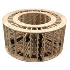 KingsBottle 4-Column 24-Bottle Curved Corner Wine Cube — 18mm Thick