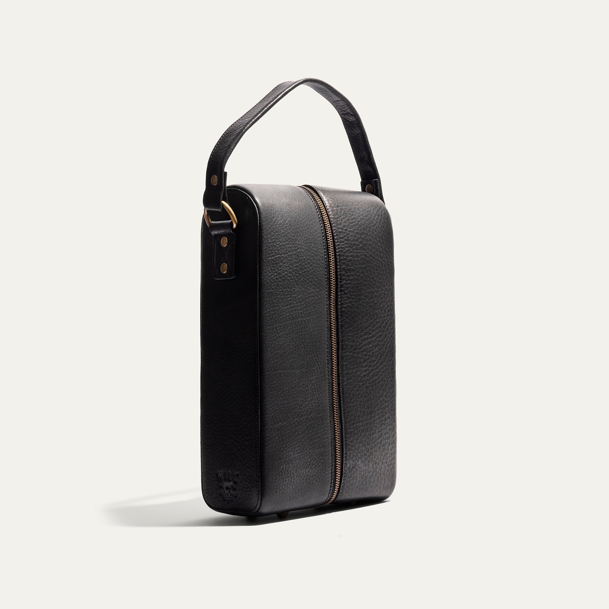 Double Leather Wine Case – Zippered | Will Leather Goods