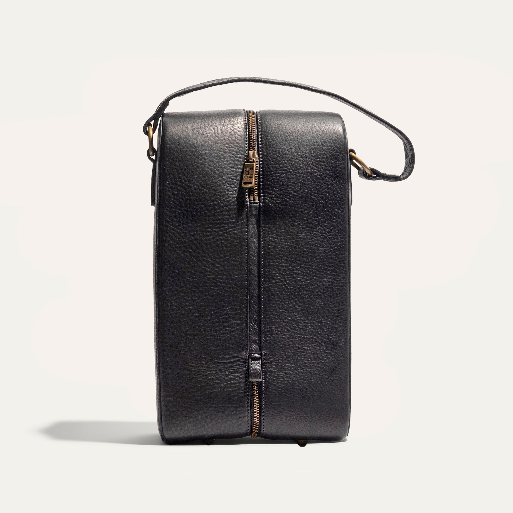 Double Leather Wine Case – Zippered | Will Leather Goods