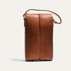 Double Leather Wine Case – Zippered | Will Leather Goods