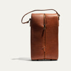 Double Leather Wine Case – Zippered | Will Leather Goods