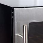 Kings Bottle 265-Bottle Dual Zone Wine Refrigerator — For Serious Collectors (KBU265DX)