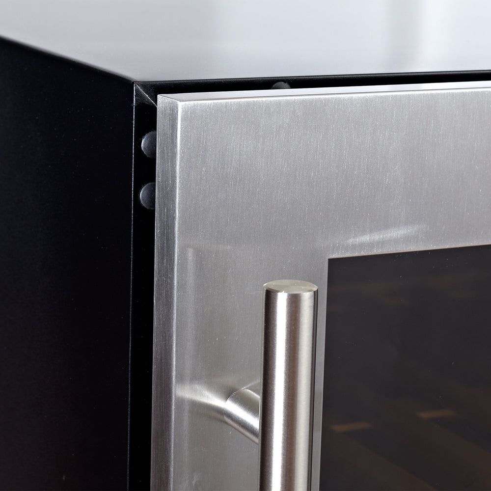 Kings Bottle 265-Bottle Dual Zone Wine Refrigerator — For Serious Collectors (KBU265DX)