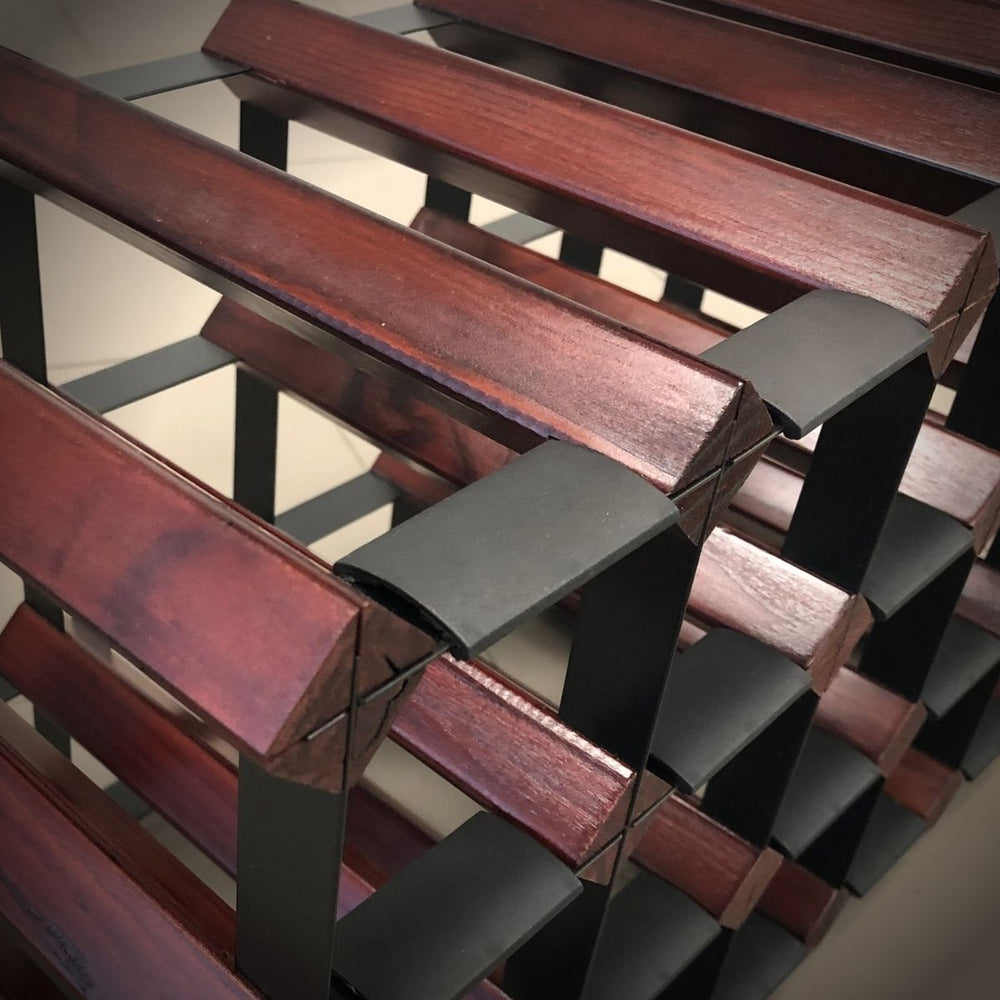 KingsBottle 120-Bottle Timber Wine Rack | 10x11 Configuration | WRT120