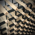 KingsBottle 120-Bottle Timber Wine Rack | 10x11 Configuration | WRT120
