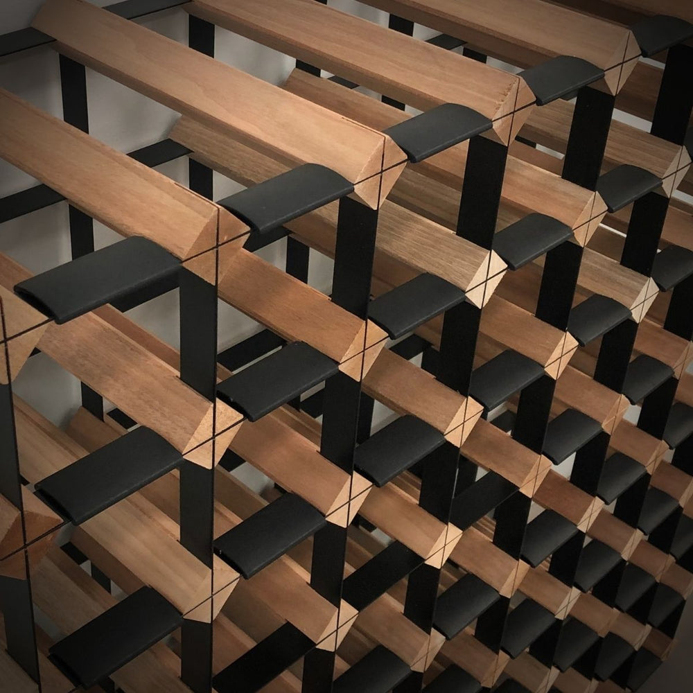 KingsBottle 120-Bottle Timber Wine Rack | 10x11 Configuration | WRT120