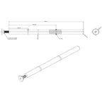 Cork-Forward Wine Peg | Duo | Aluminum Wall-Mount Bottle Holder