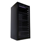 Whynter FWC-1201BB 124 Bottle Freestanding Single Zone Wine Cooler Refrigerator