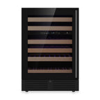 Kings Bottle 145-Bottle Dual Zone Wine Refrigerator — Built-In Undercounter (KBU145DX)