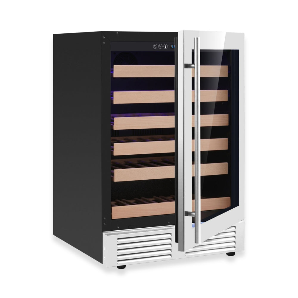 Kings Bottle 145-Bottle Single Zone Wine Refrigerator — Large Capacity Entry-Level (KBU145WX)