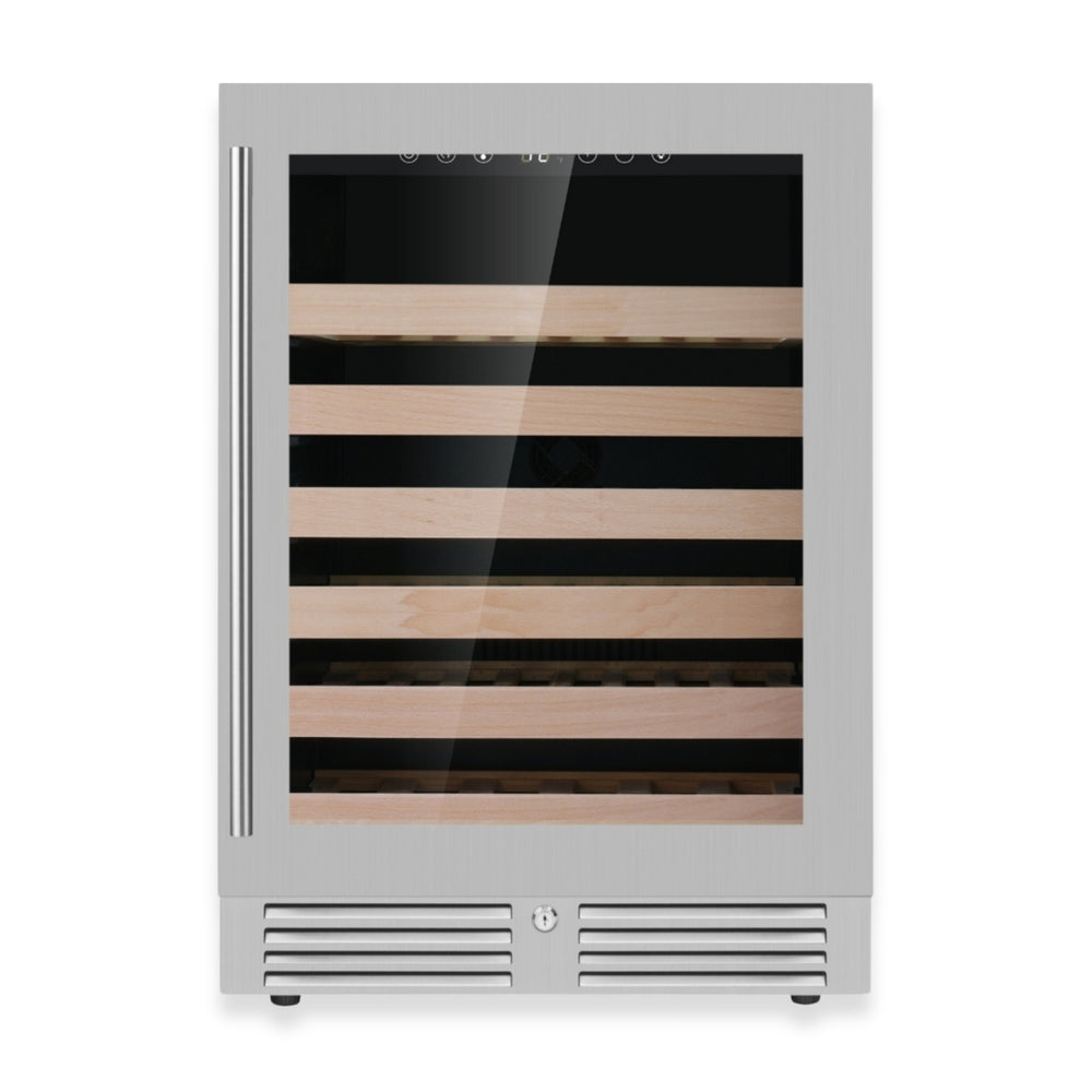 Kings Bottle 145-Bottle Single Zone Wine Refrigerator — Large Capacity Entry-Level (KBU145WX)