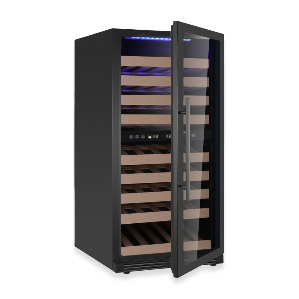 Kings Bottle 265-Bottle Dual Zone Wine Refrigerator — For Serious Collectors (KBU265DX)