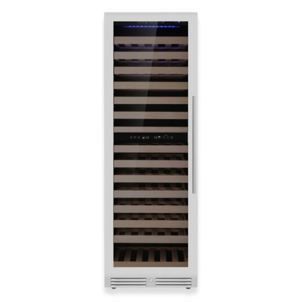 Kings Bottle 425-Bottle Dual Zone Wine Refrigerator — Luxury Statement Piece (KBU425DX)