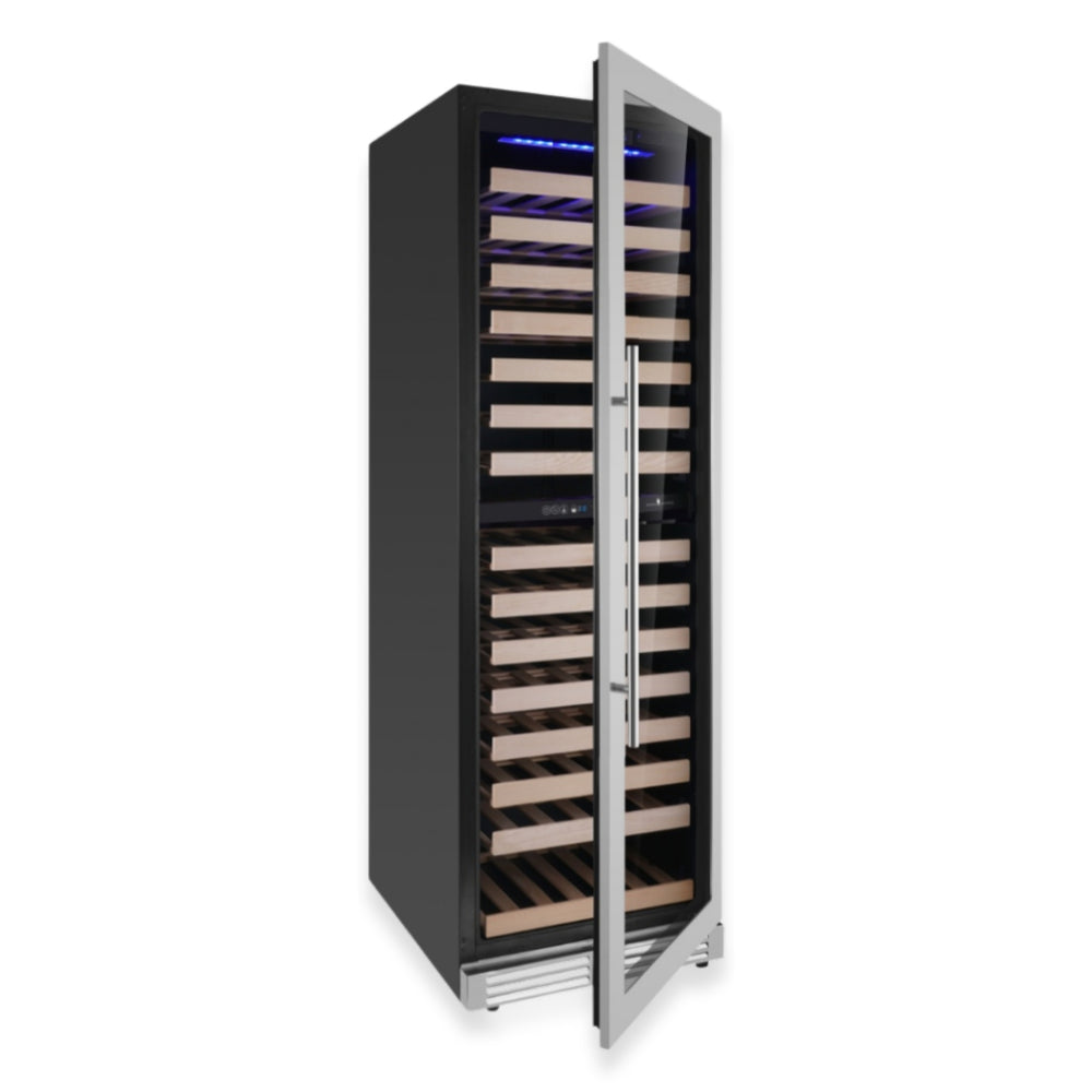 Kings Bottle 425-Bottle Dual Zone Wine Refrigerator — Luxury Statement Piece (KBU425DX)