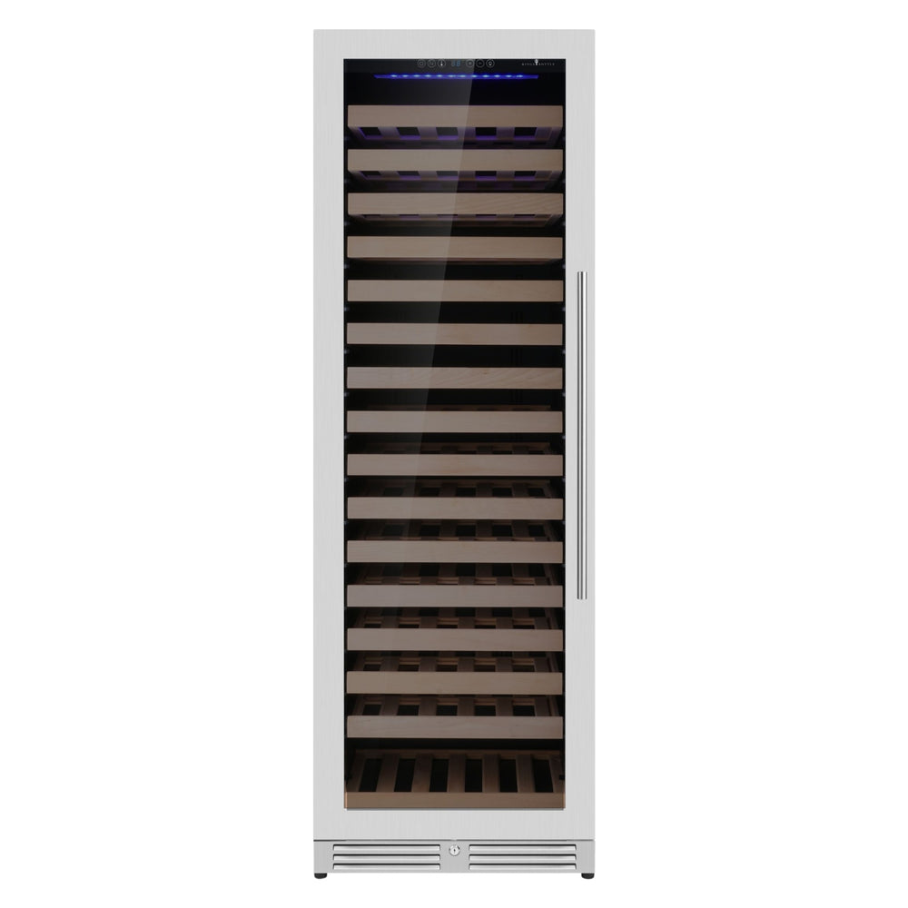 Kings Bottle 265-Bottle Single Zone Wine Refrigerator — High-Capacity Uniform Cooling (KBU265WX)
