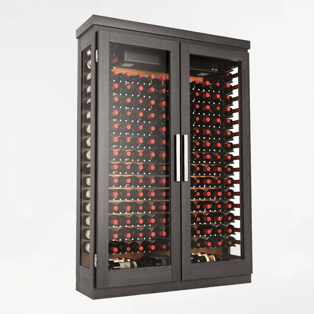 The Atelier — Contemporary conditioned wine cabinet, from $18,740 + freight | Grandeur Cellars via Oasis Wine Cellars