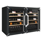 Goguette Small Side-by-Side wine refrigerator in Black