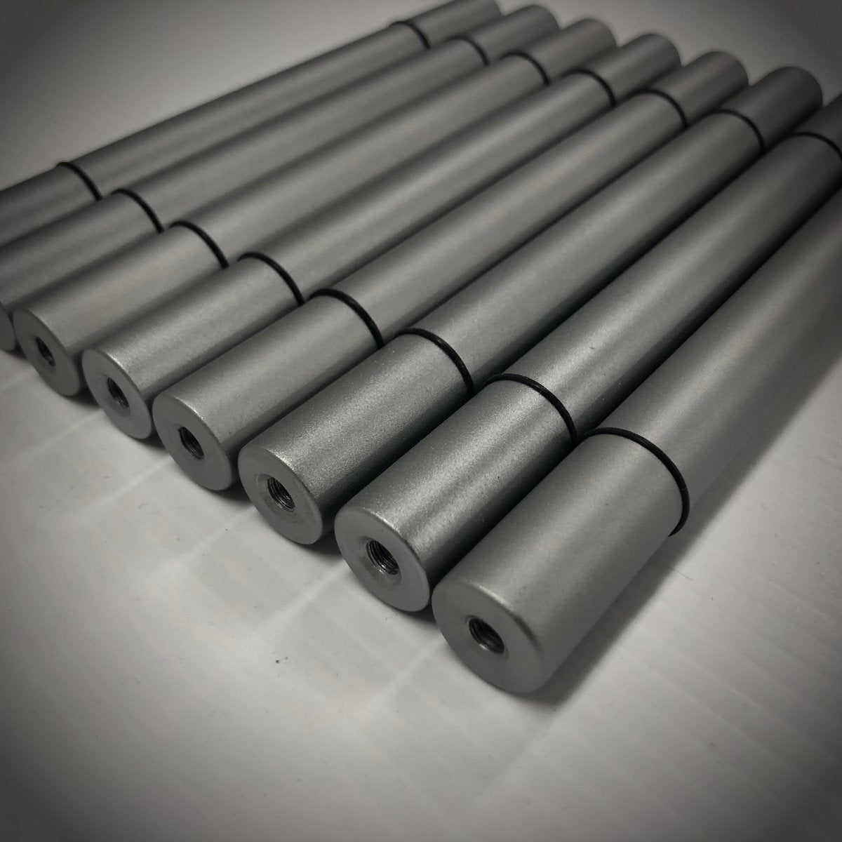 Cork-Forward Wine Peg | Mono | Slim 18mm Brushed Aluminum Bottle Holder