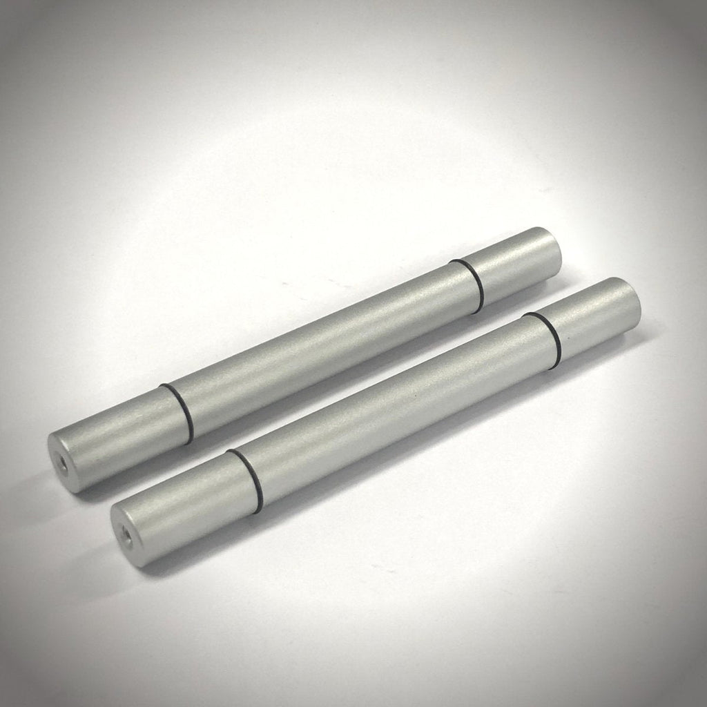 Cork-Forward Wine Peg | Mono | Slim 18mm Brushed Aluminum Bottle Holder