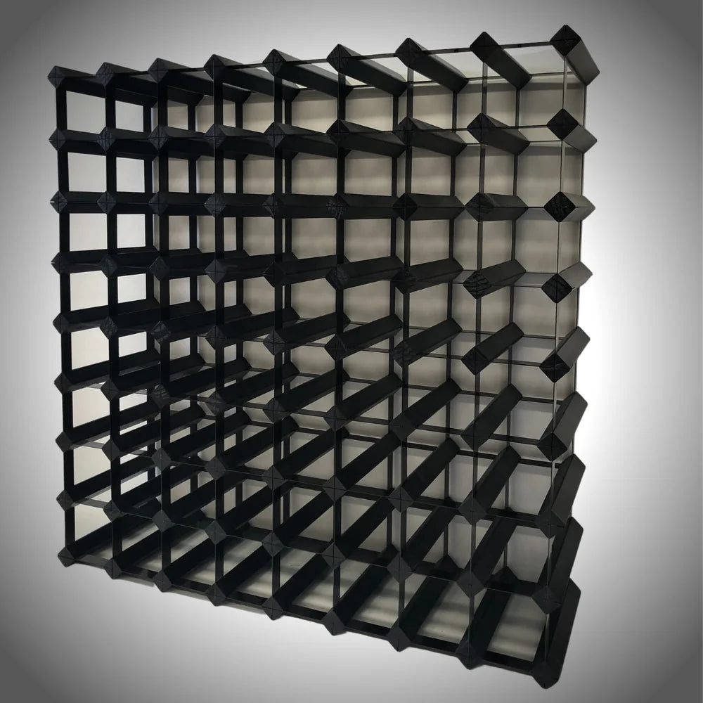 KingsBottle 72 Bottle Timber Wine Rack | WRT072