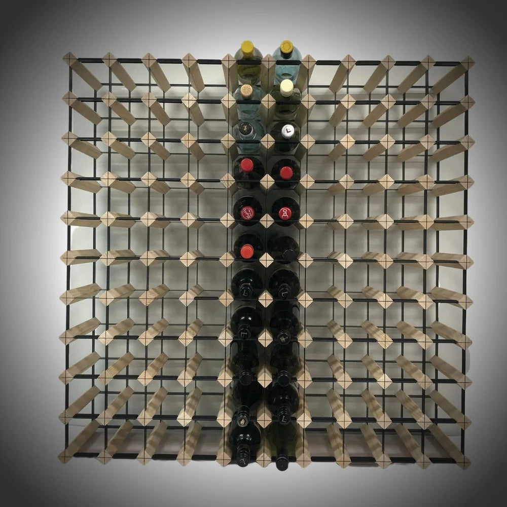 KingsBottle 110 Bottle Timber Wine Rack | WRT110