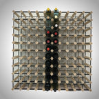 KingsBottle 120-Bottle Timber Wine Rack | 10x11 Configuration | WRT120
