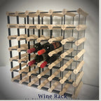 KingsBottle 42 Bottle Timber Wine Rack | WRT042