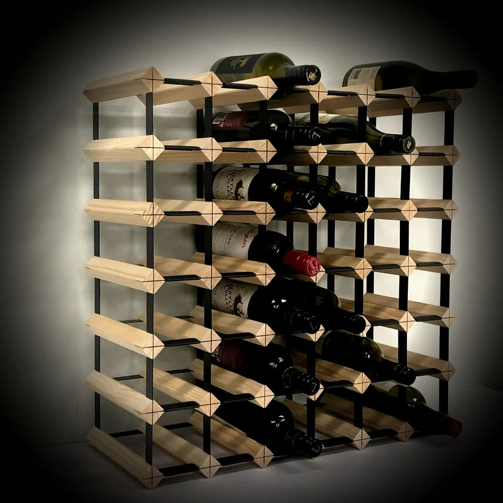 KingsBottle 42 Bottle Timber Wine Rack | WRT042