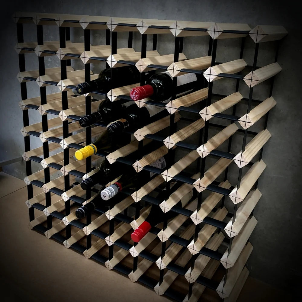 KingsBottle 72 Bottle Timber Wine Rack | WRT072