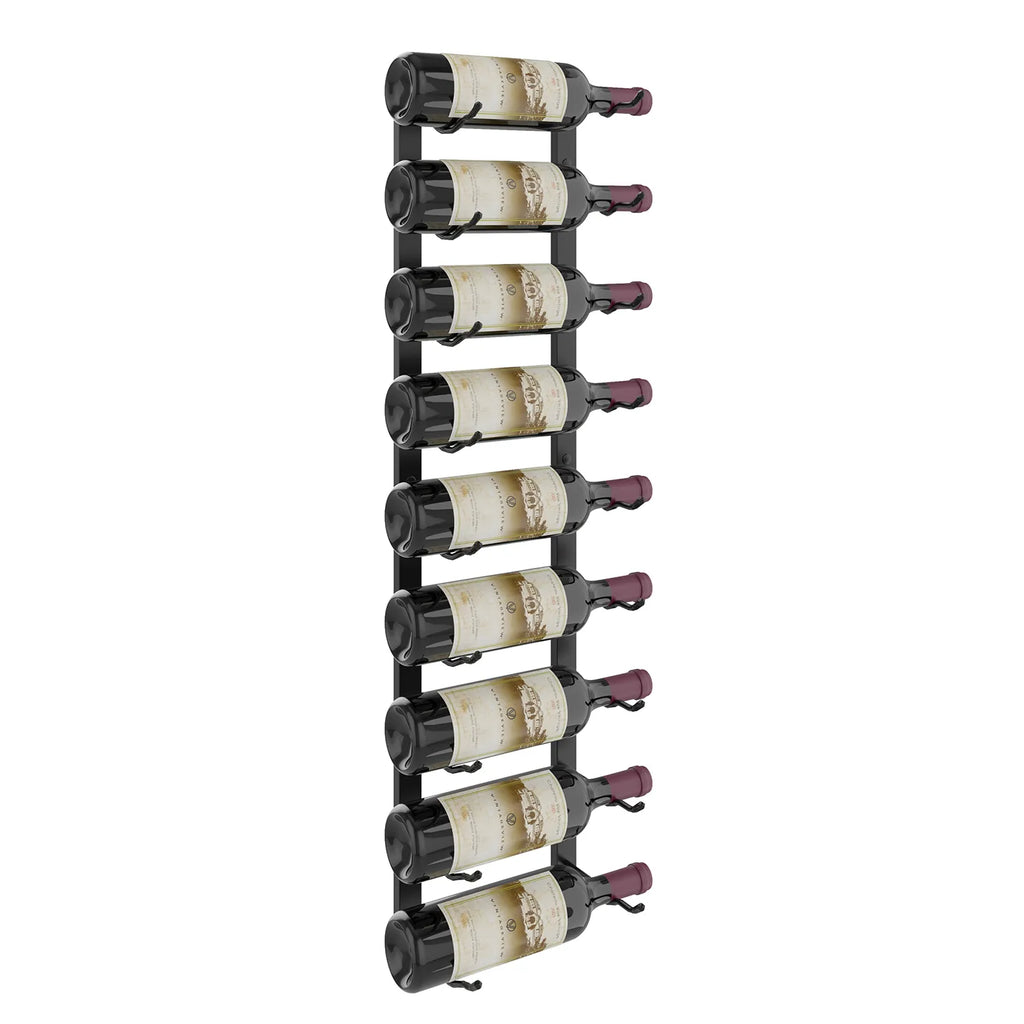 VintageView W Series 3 Wall-Mount Wine Rack - Matte Black