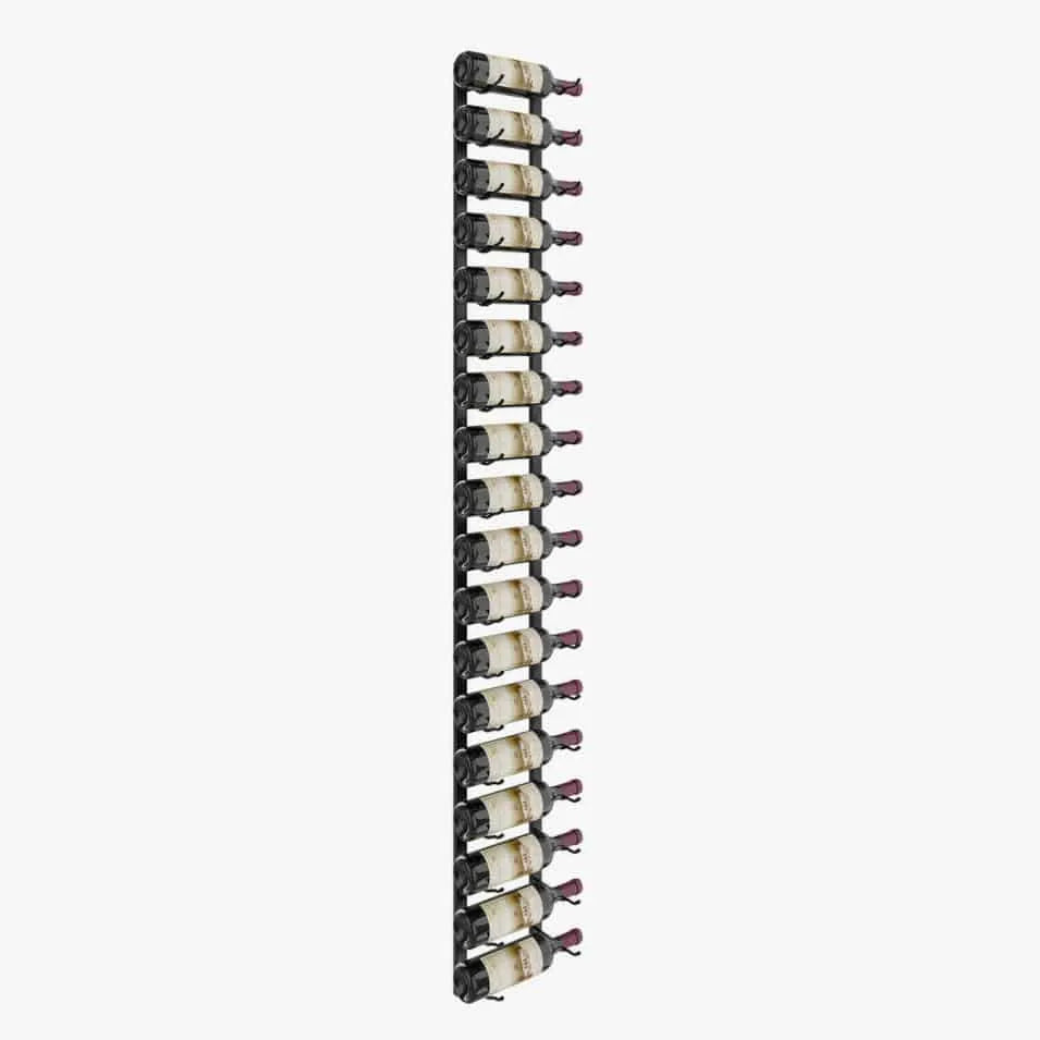 VintageView W Series 6 Wall-Mount Wine Rack - Matte Black
