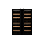 Transtherm Ermitage Double wine cellar with butterfly doors and handles