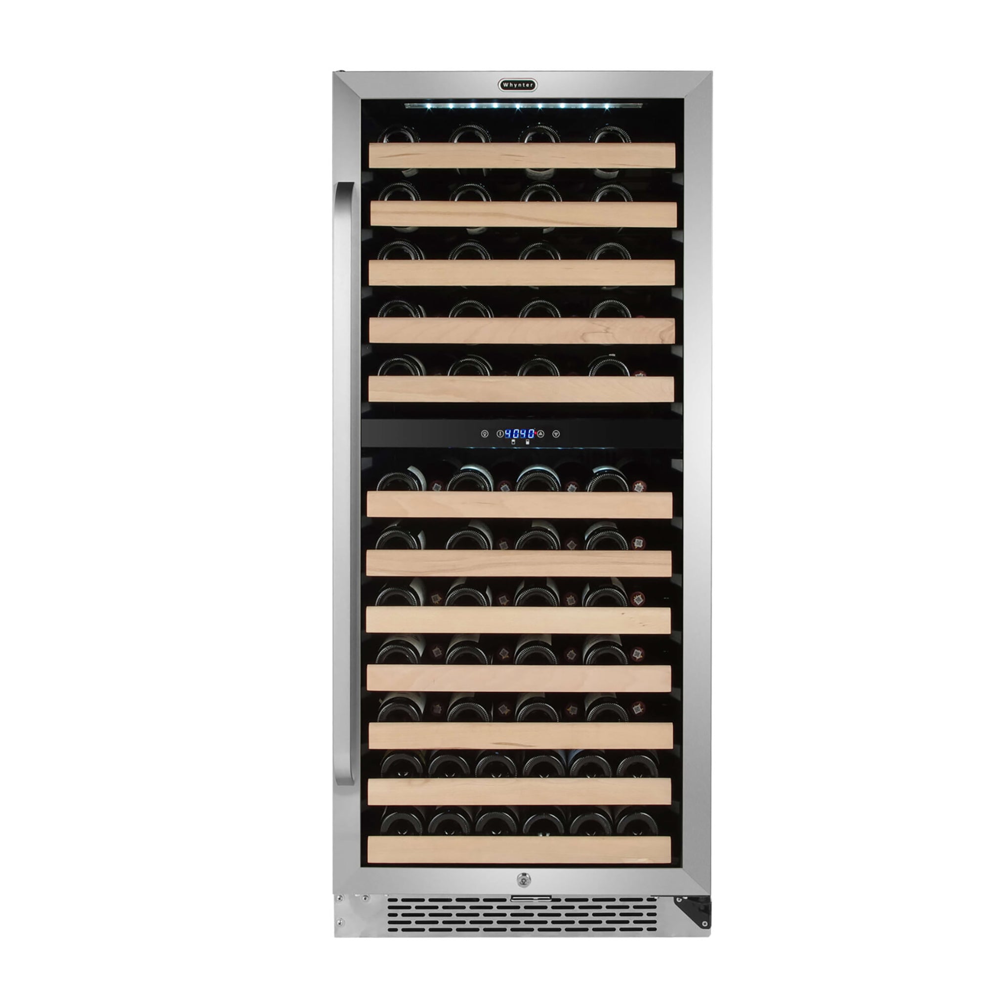 Whynter BWR-0922DZ 92 Bottle Built-In Dual Zone Wine Cooler Refrigerator