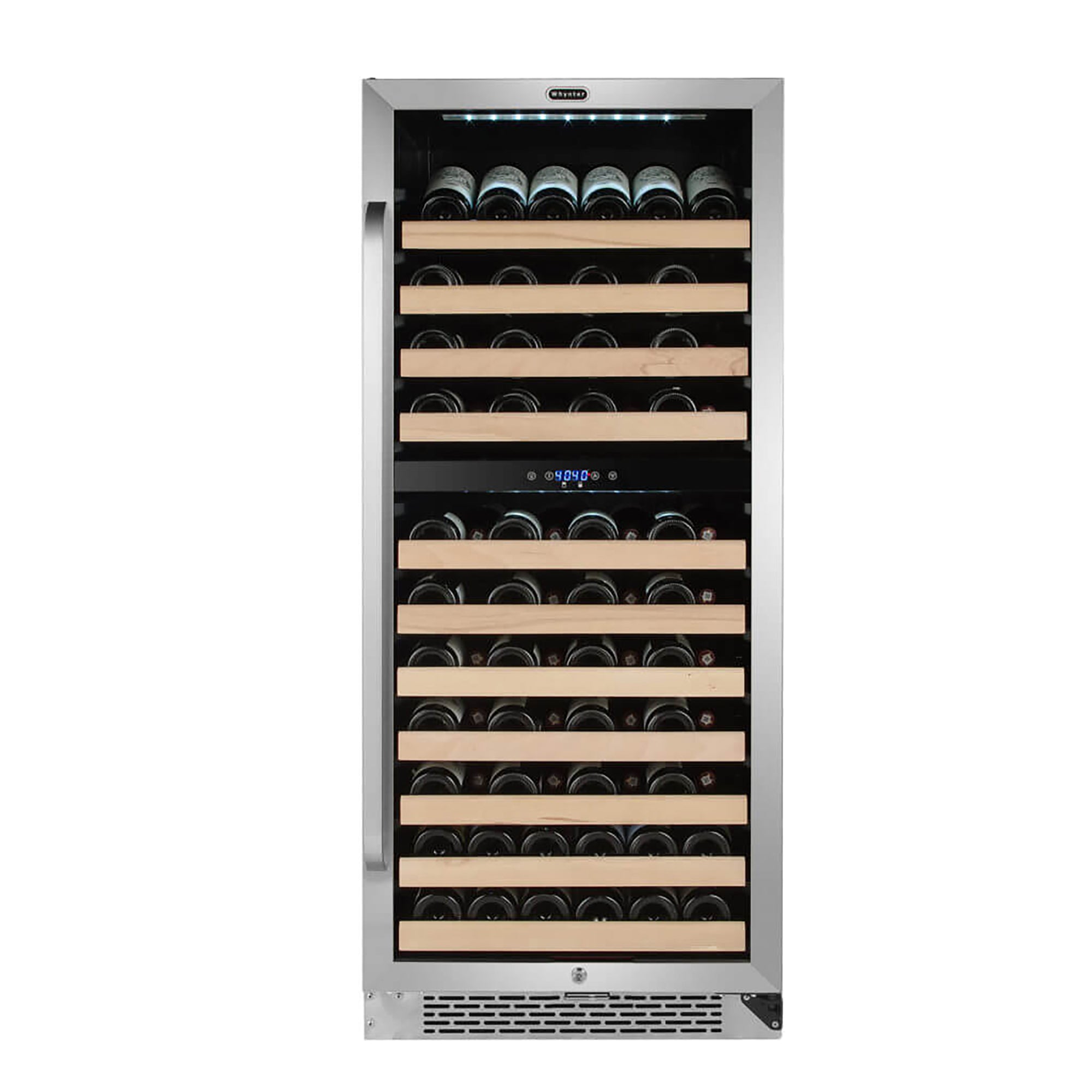 Whynter BWR-0922DZ 92 Bottle Built-In Dual Zone Wine Cooler Refrigerator