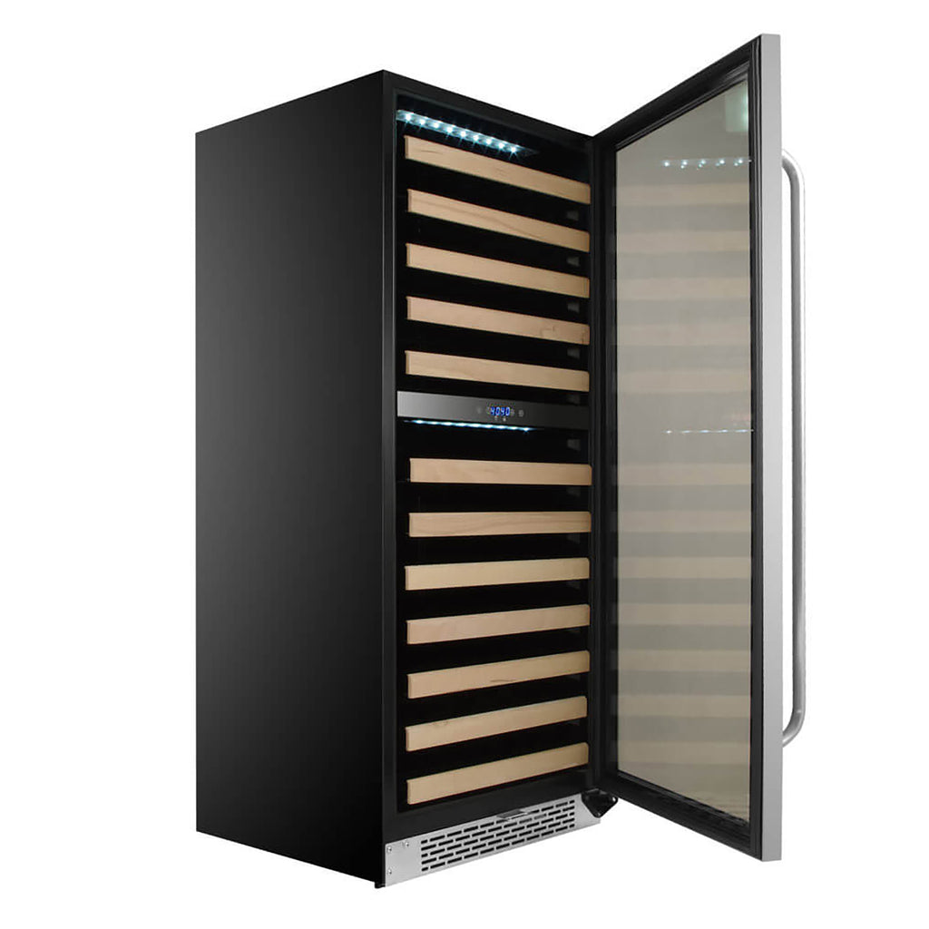 Whynter BWR-0922DZ 92 Bottle Built-In Dual Zone Wine Cooler Refrigerator