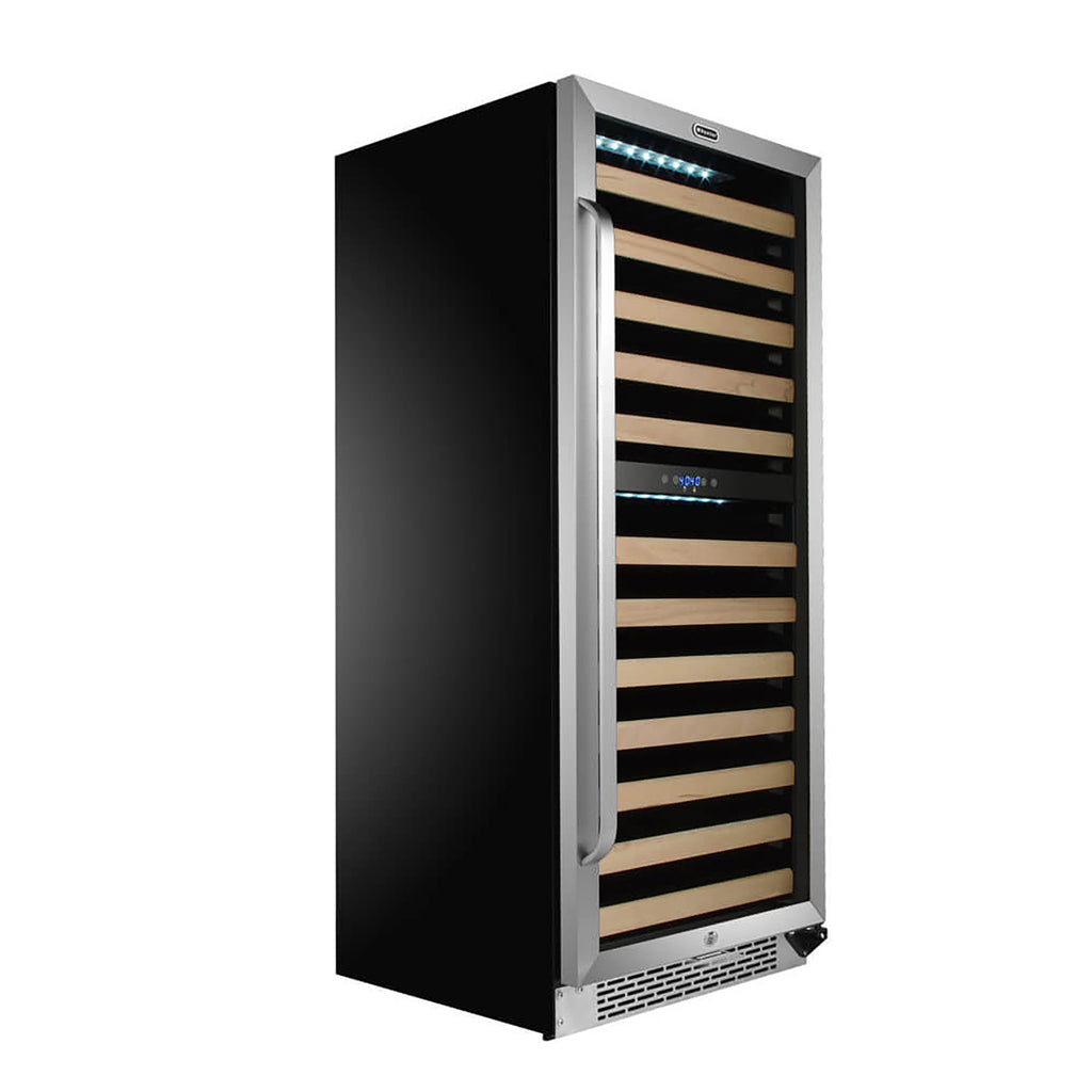 Whynter BWR-0922DZ 92 Bottle Built-In Dual Zone Wine Cooler Refrigerator