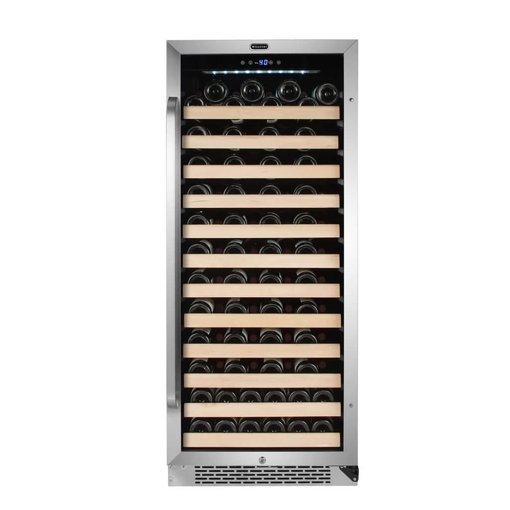 Whynter BWR-1002SD 100 Bottle Built-In Single Zone Wine Cooler Refrigerator