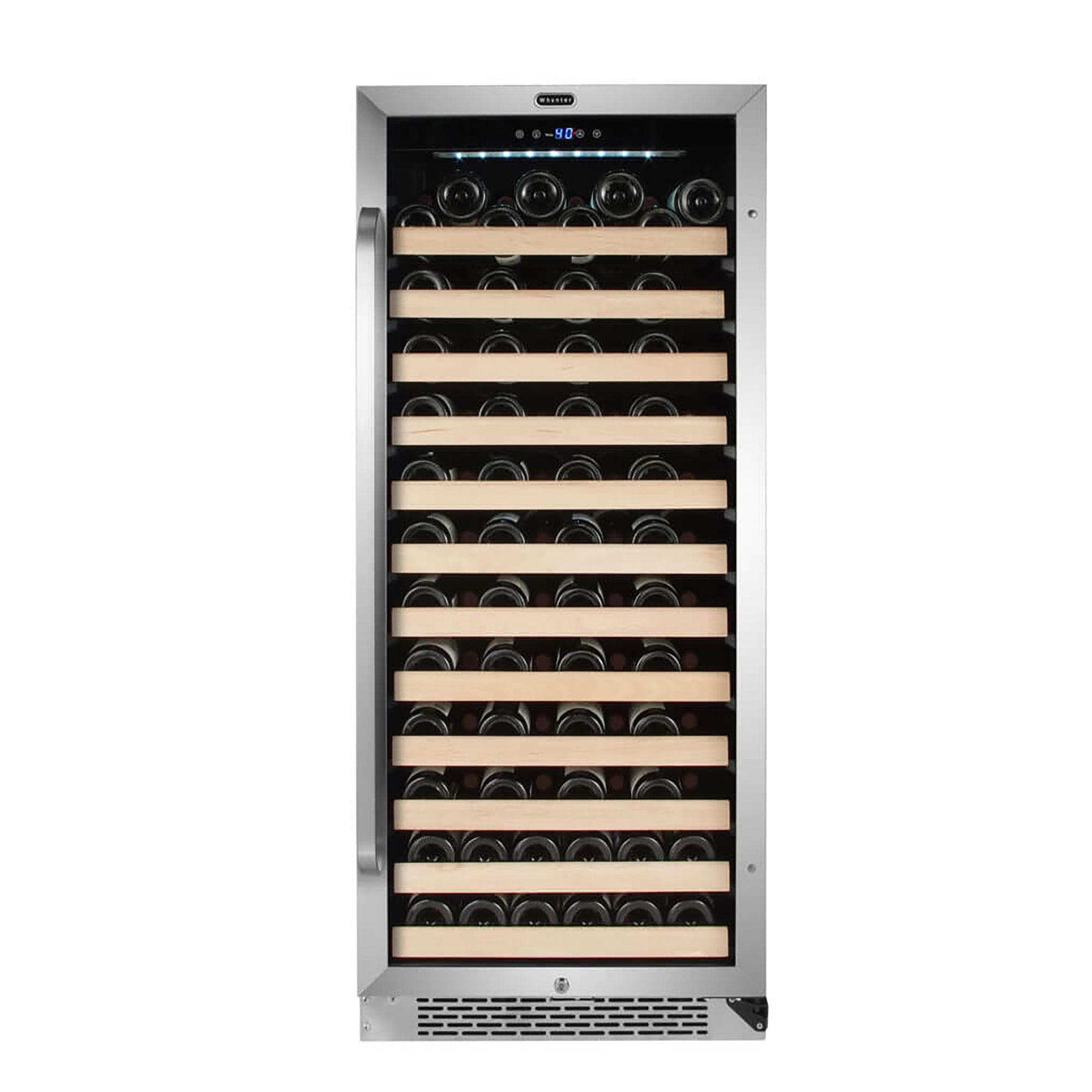 Whynter BWR-1002SD 100 Bottle Built-In Single Zone Wine Cooler Refrigerator