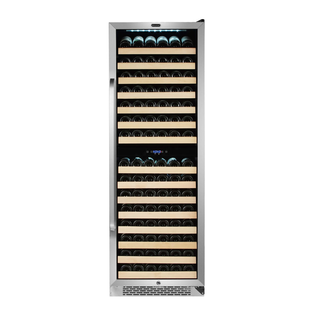 Whynter BWR-1642DZ 164 Bottle Built-In Dual Zone Wine Cooler Refrigerator