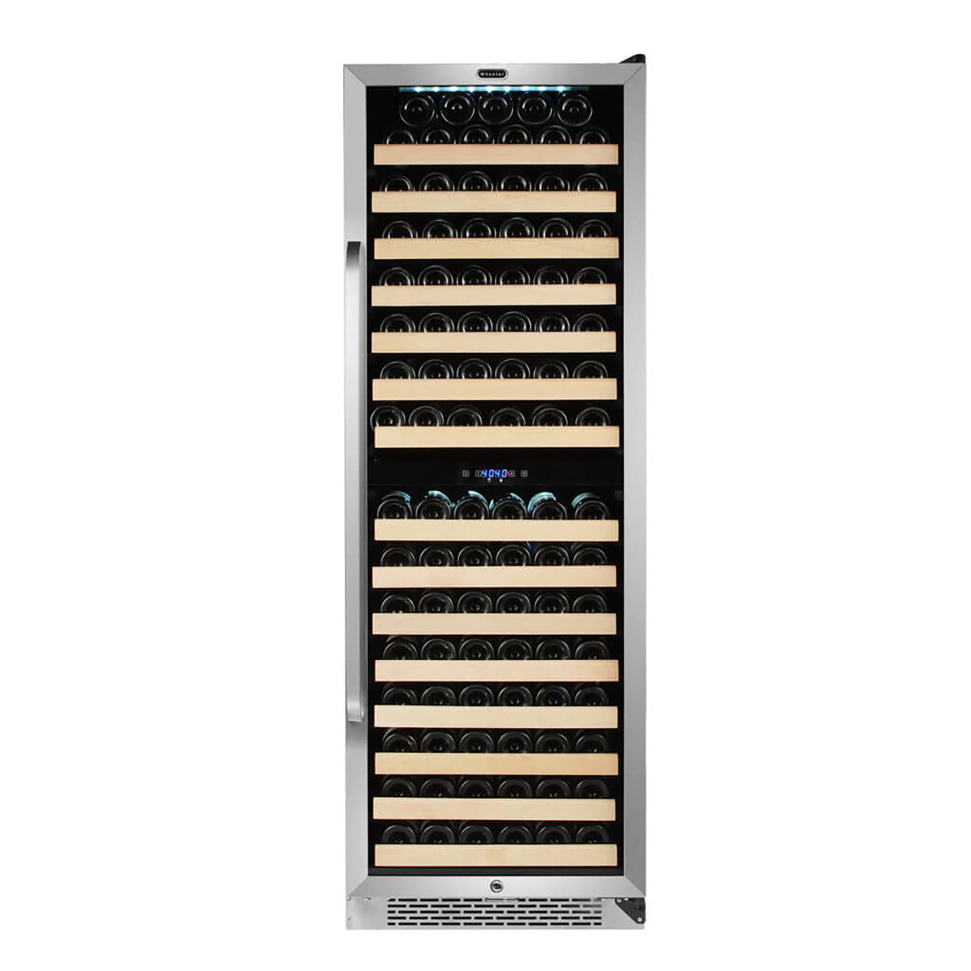 Whynter BWR-1642DZ 164 Bottle Built-In Dual Zone Wine Cooler Refrigerator