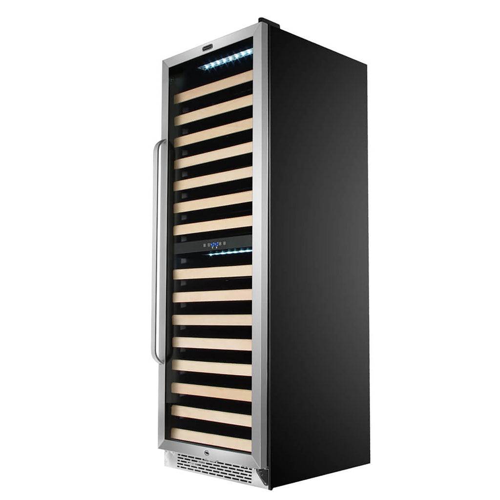 Whynter BWR-1642DZ 164 Bottle Built-In Dual Zone Wine Cooler Refrigerator